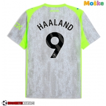 Moške Nogometnih dresov Manchester City Erling Haaland #9 Tretji 2025-26 Kratki rokavi